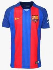 Nike Barcelona Yth Ss Hm Stadium Blue Sports Jersey boys