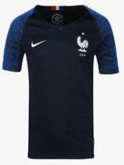 Nike Breathe France Home Official Football Navy Blue Sports Jersey boys