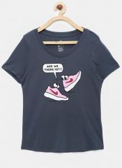 Nike Navy Blue Casual Top girls