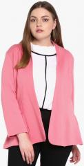 Nubella Pink Solid Shrug women