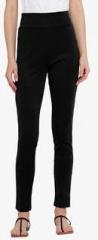 Nun Black Solid Jeggings women