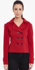 Nun Red Solid Winter Jacket women