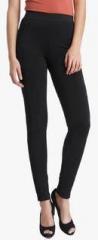 Only Black Solid Leggings women