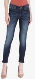 Only Blue Mid Rise Regular Jeans women