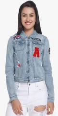 Only Blue Washed Summer Jacket women