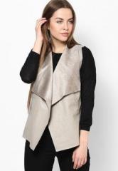 Only Grey Solid Shrug women