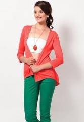 Only Long Sleeves Red Basic Shrug women