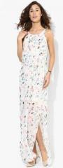 Only White Coloured Printed Maxi Dress women