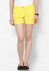 Only Yellow Shorts women