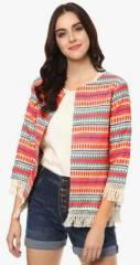 Only You Multicoloured Embroidered Shrug women