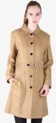 Owncraft Beige Solid Winter Jacket women