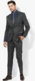 Oxemberg Grey Solid Suit Men