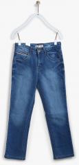 Palm Tree Blue Regular Fit Jeans boys