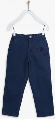 Palm Tree Navy Blue Slim Fit Trouser boys