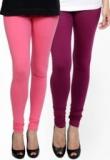 Pannkh Purple/Pink Solid Legging Women