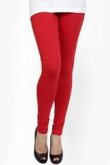 Pannkh Red Solid Legging women