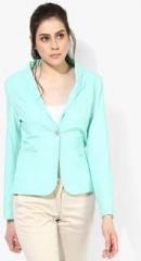 Park Avenue Aqua Blue Printed Summer Jacket women