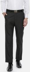 Park Avenue Grey Checked Formal Trouser men