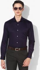 Park Avenue Navy Blue Regular Fit Formal Shirt men