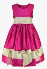 Peaches Fuchsia Casual Dress girls