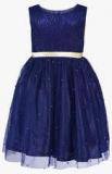 Peaches Navy Blue Party Dress girls