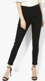 People Black Solid Jeggings Women