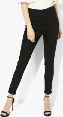 People Black Solid Jeggings women