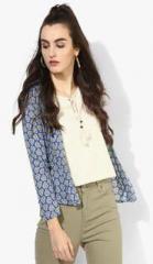 People Blue Printed Shrug women