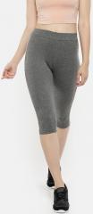 People Charcoal Grey Capri women