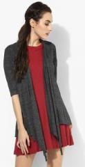 People Dark Grey Textured Shrug women