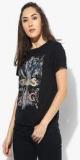 Pepe Jeans Black Printed T Shirt women