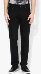 Pepe Jeans Black Solid Mid Rise Regular Fit Jeans men