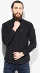 Pepe Jeans Black Solid Regular Fit Casual Shirt men