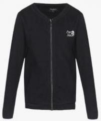 Pepe Jeans Black Sweat Jacket girls