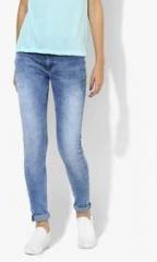 Pepe Jeans Blue Washed Mid Rise Regular Fit Jeans men