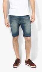 Pepe Jeans Blue Washed Shorts men