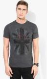 Pepe Jeans Dark Grey Printed Round Neck T Shirt men