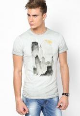 Pepe Jeans Grey Solid Crew Neck T Shirt men