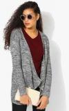 Pepe Jeans Grey Textured Shrug Women