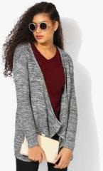 Pepe Jeans Grey Textured Shrug women