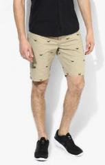 Pepe Jeans Khaki Printed Shorts men