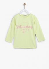 Pepe Jeans Light Yellow Round Neck T Shirt girls