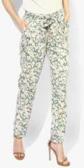 Pepe Jeans Multicoloured Printed Regular Fit Coloured Pant women