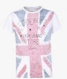 Pepe Jeans Off White Printed Round Neck T Shirt Boys