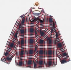 Pepe Jeans Red Checked Casual Shirt boys