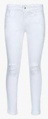 Pepe Jeans White Skinny Fit Jeans girls