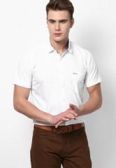 Pepe Jeans White Solid Casual Shirt men