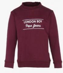 Pepe Jeans Wine Sweatshirt boys