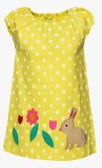 Pepito Yellow Casual Dresses & Frocks girls