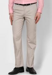 Peter England Beige Formal Trouser men